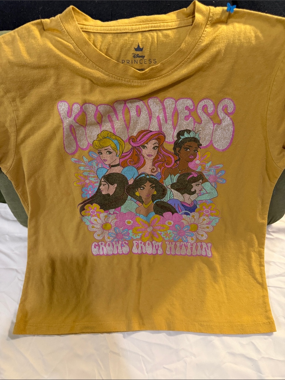 Disney Yellow Princess 'Kindness Grows From Within' Graphic Tee